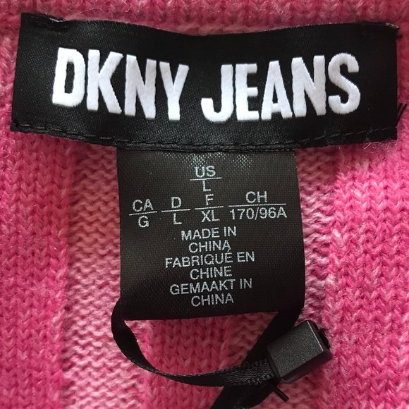 DKNY Pink Ribbed Sweater (NWT) - Picture 8 of 10